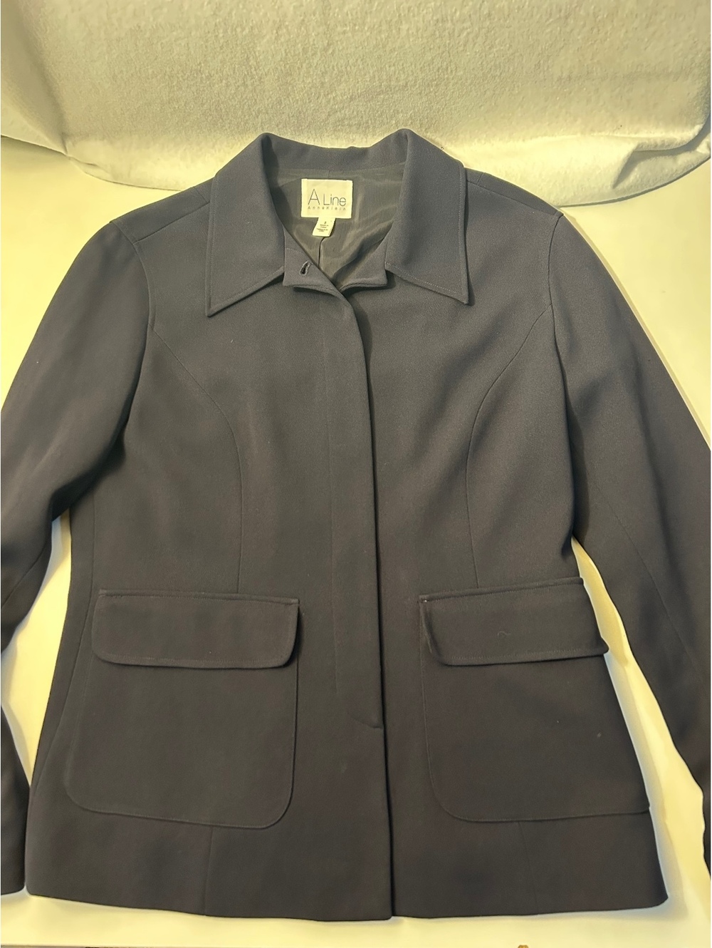 A Line From Ann Klein Navy Blazer